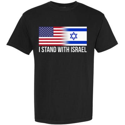 I Stand With Israel Usa Israeli Flag Jewish Garment-Dyed Heavyweight T-Shirt