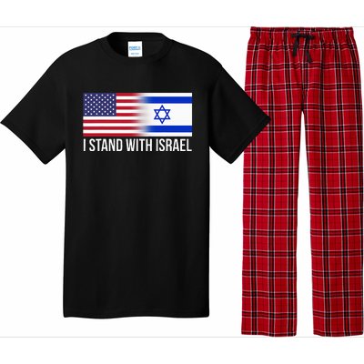 I Stand With Israel Usa Israeli Flag Jewish Pajama Set