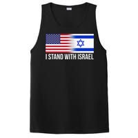 I Stand With Israel Usa Israeli Flag Jewish PosiCharge Competitor Tank