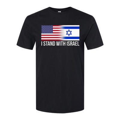 I Stand With Israel Usa Israeli Flag Jewish Softstyle CVC T-Shirt