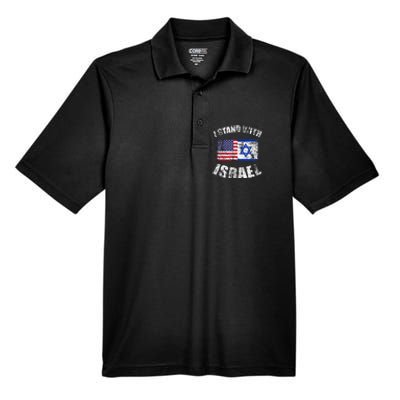 I Stand With Israel Men's Origin Performance Pique Polo