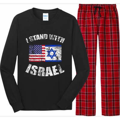 I Stand With Israel Long Sleeve Pajama Set