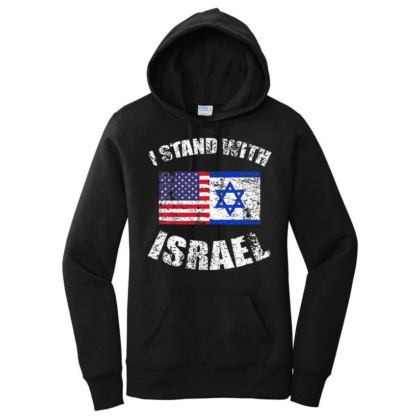 I Stand With Israel Women's Pullover Hoodie