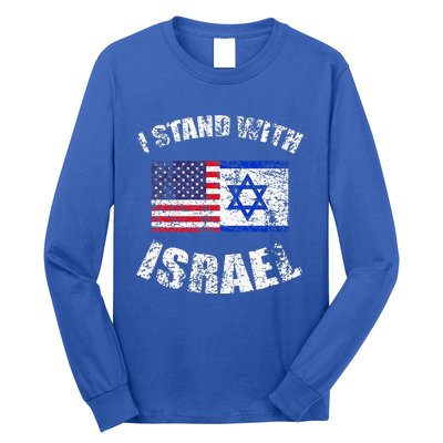 I Stand With Israel Long Sleeve Shirt