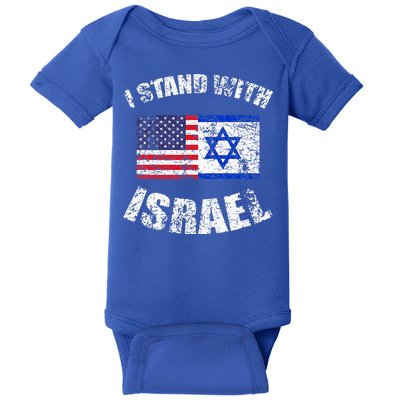 I Stand With Israel Baby Bodysuit