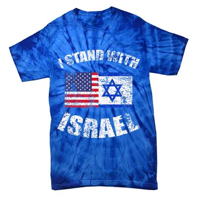 I Stand With Israel Tie-Dye T-Shirt