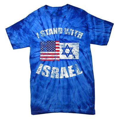 I Stand With Israel Tie-Dye T-Shirt