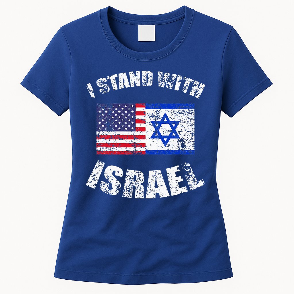 I Stand With Israel Womens T-Shirt