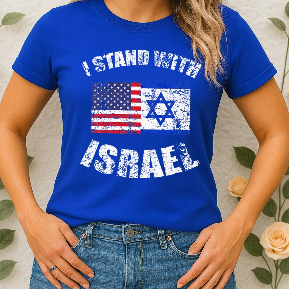 I Stand With Israel Womens T-Shirt