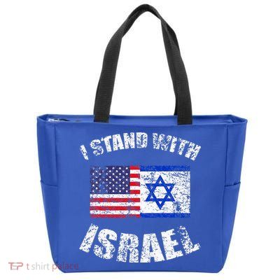 I Stand With Israel Zip Tote Bag
