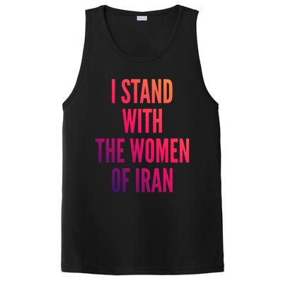 I Stand With The Of Iran Iranian Flag Freeiran Fist Gift PosiCharge Competitor Tank