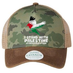 I Stand With Palestine For Their Freedom Free Palestine Legacy Tie Dye Trucker Hat