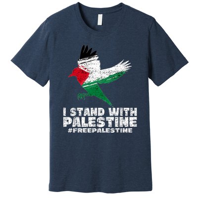 I Stand With Palestine For Their Freedom Free Palestine Premium T-Shirt