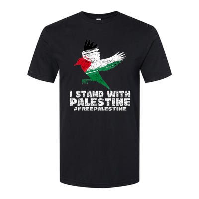 I Stand With Palestine For Their Freedom Free Palestine Softstyle® CVC T-Shirt