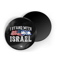 I Stand With Israel American Flag Magnet