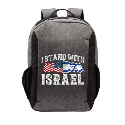 I Stand With Israel American Flag Vector Backpack