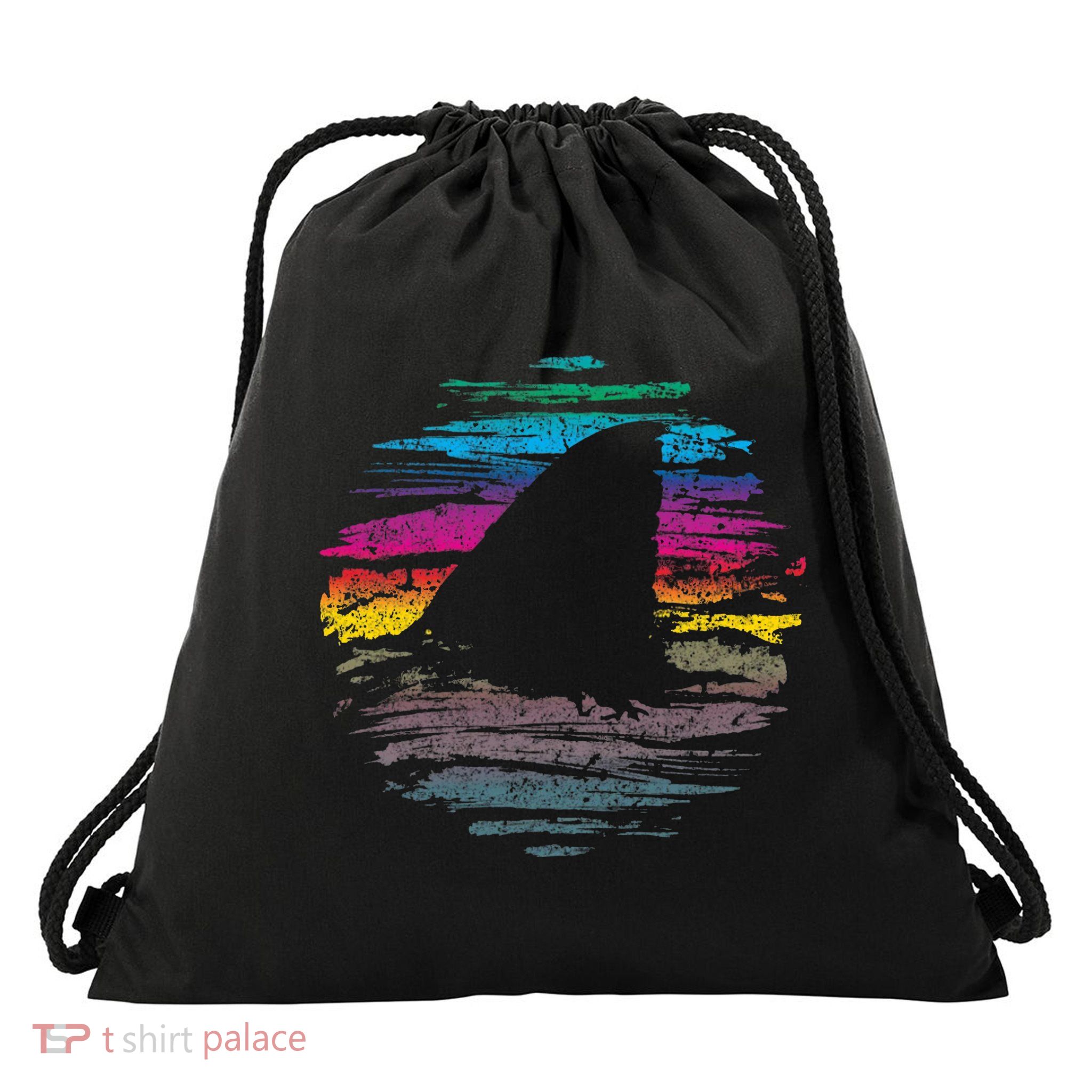 It's Shark Week Somewhere! Drawstring Bag