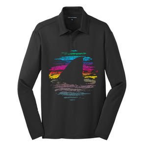 It's Shark Week Somewhere! Silk Touch Performance Long Sleeve Polo