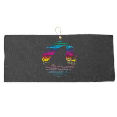 It's Shark Week Somewhere! Large Microfiber Waffle Golf Towel