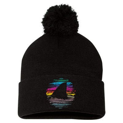 It's Shark Week Somewhere! Pom Pom 12in Knit Beanie