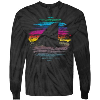 It's Shark Week Somewhere! Tie-Dye Long Sleeve Shirt