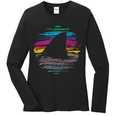 It's Shark Week Somewhere! Ladies Long Sleeve Shirt