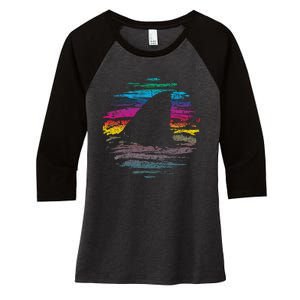 It's Shark Week Somewhere! Women's Tri-Blend 3/4-Sleeve Raglan Shirt