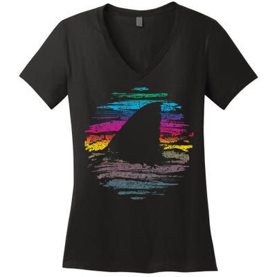 It's Shark Week Somewhere! Women's V-Neck T-Shirt