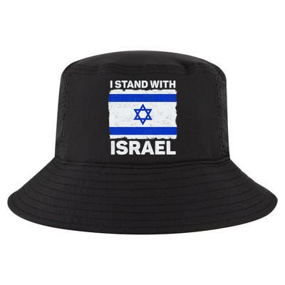I Stand With Israel Israel Flag Patriotic Israel Cool Comfort Performance Bucket Hat