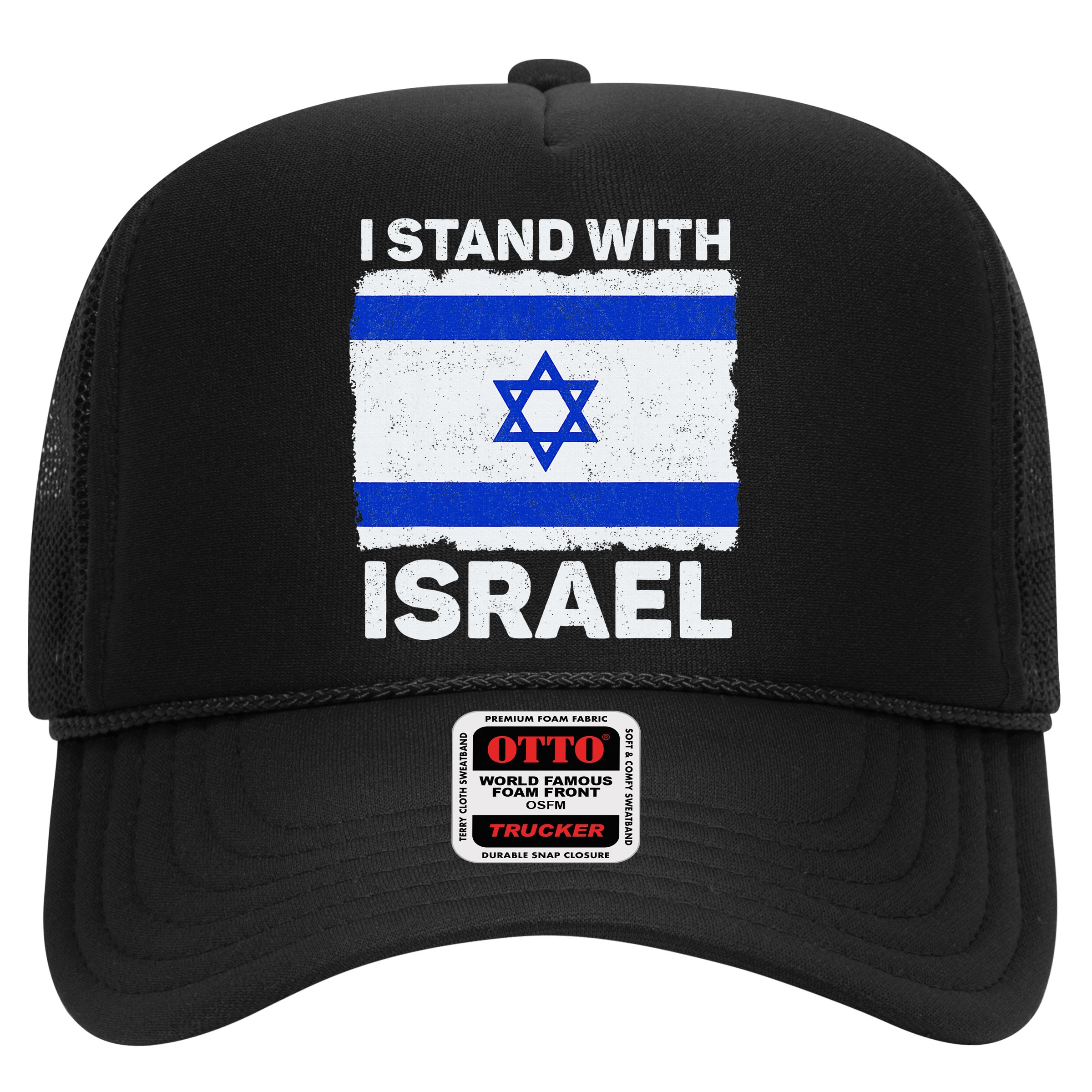I Stand With Israel Israel Flag Patriotic Israel Hat