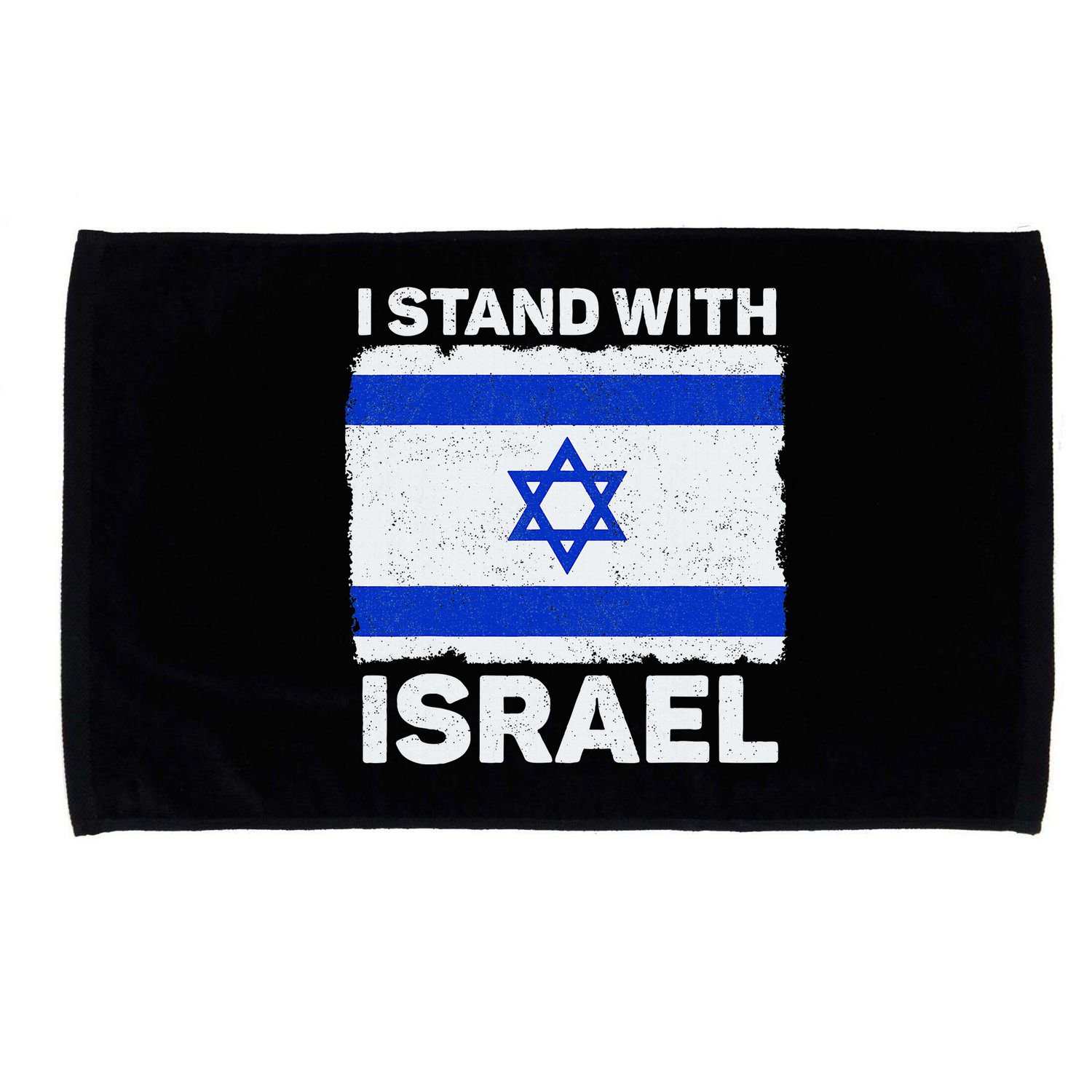 I Stand With Israel Israel Flag Patriotic Israel Microfiber Hand Towel