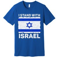 I Stand With Israel Israel Flag Patriotic Israel Premium T-Shirt