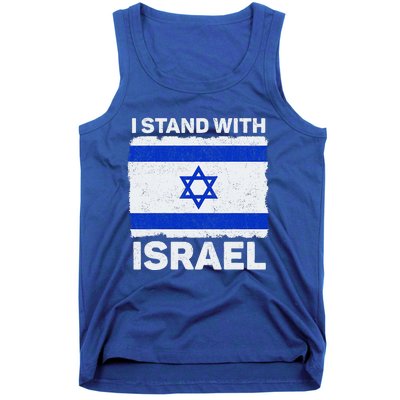 I Stand With Israel Israel Flag Patriotic Israel Tank Top