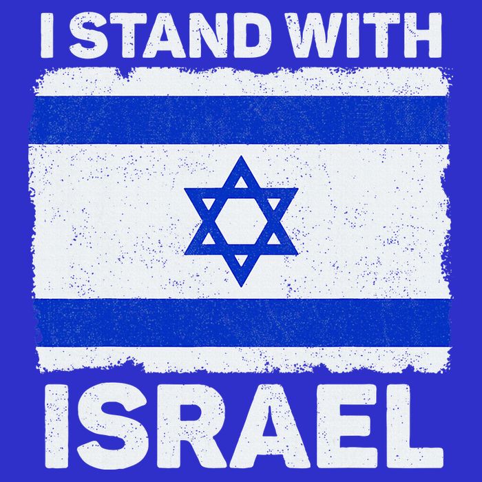 I Stand With Israel Israel Flag Patriotic Israel Kids Hoodie