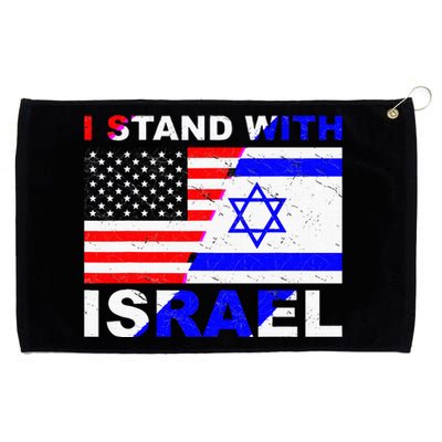 I Stand With Israel Israeli Palestinian Conflict Pro Israel Grommeted Golf Towel