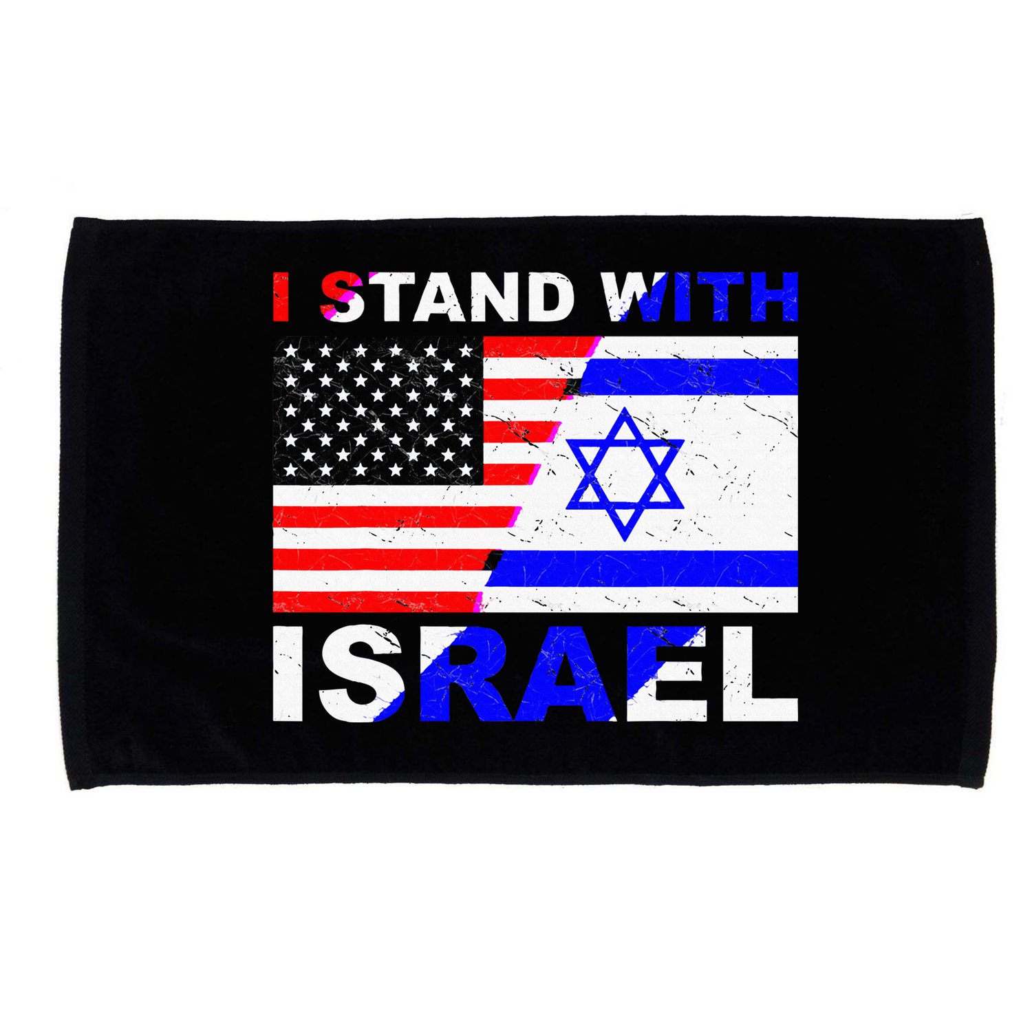 I Stand With Israel Israeli Palestinian Conflict Pro Israel Microfiber Hand Towel