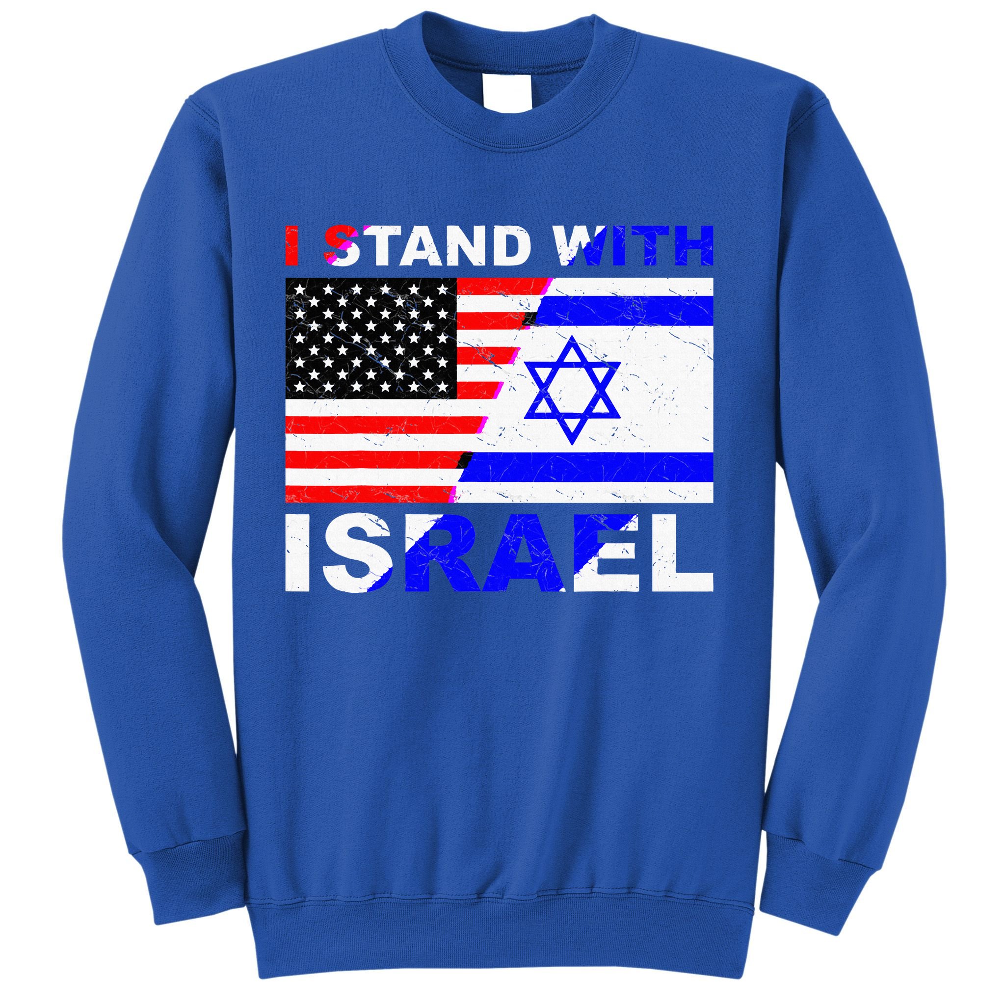 I Stand With Israel Israeli Palestinian Conflict Pro Israel Sweatshirt