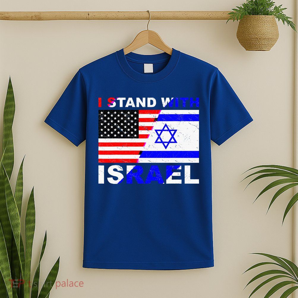 I Stand With Israel Israeli Palestinian Conflict Pro Israel T-Shirt