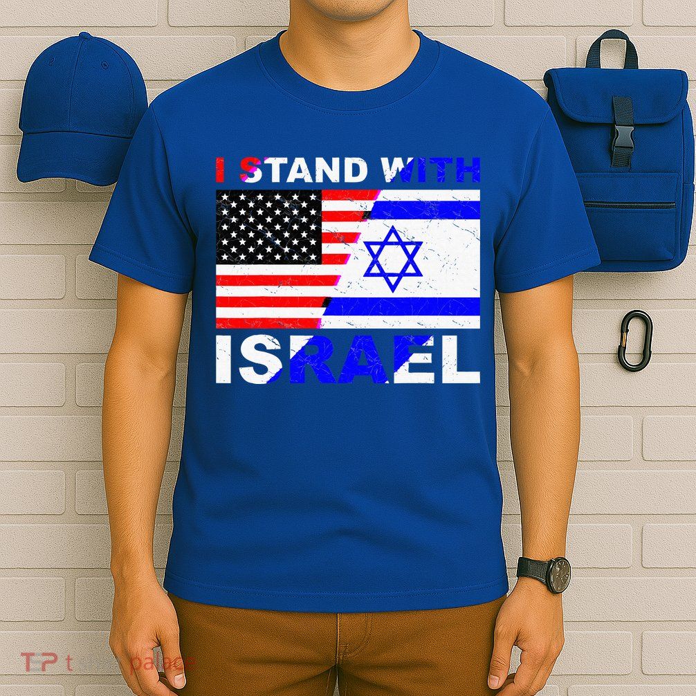 I Stand With Israel Israeli Palestinian Conflict Pro Israel T-Shirt