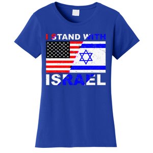 I Stand With Israel Israeli Palestinian Conflict Pro Israel Women's T-Shirt