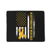 In September We Wear Gold Childhood Cancer Awareness Mousepad