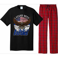 I Stand With Israel Pray For Israel Eagle Design Pajama Set