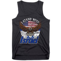 I Stand With Israel Pray For Israel Eagle Design Tank Top