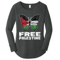 I Stand With Palestine For Their Freedom Free Palestine Women's Perfect Tri Tunic Long Sleeve Shirt