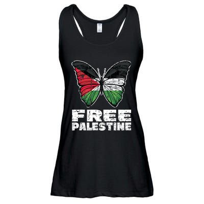 I Stand With Palestine For Their Freedom Free Palestine Ladies Essential Flowy Tank