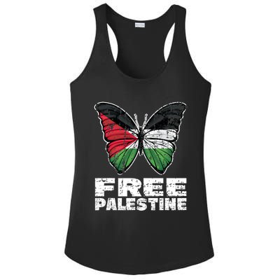 I Stand With Palestine For Their Freedom Free Palestine Ladies PosiCharge Competitor Racerback Tank