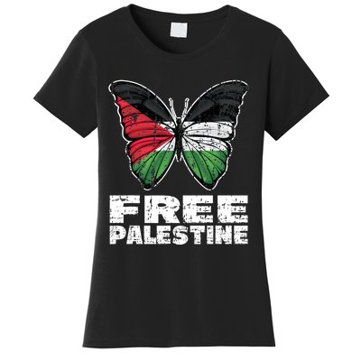 I Stand With Palestine For Their Freedom Free Palestine Women's T-Shirt