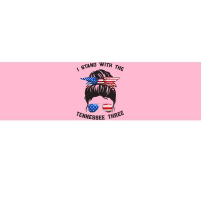 I Stand With the Tennessee Three Messy Bun Bumper Sticker