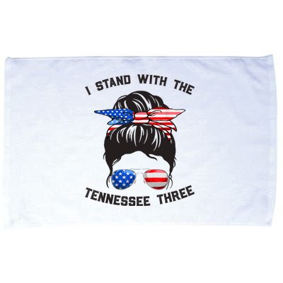 I Stand With the Tennessee Three Messy Bun Microfiber Hand Towel