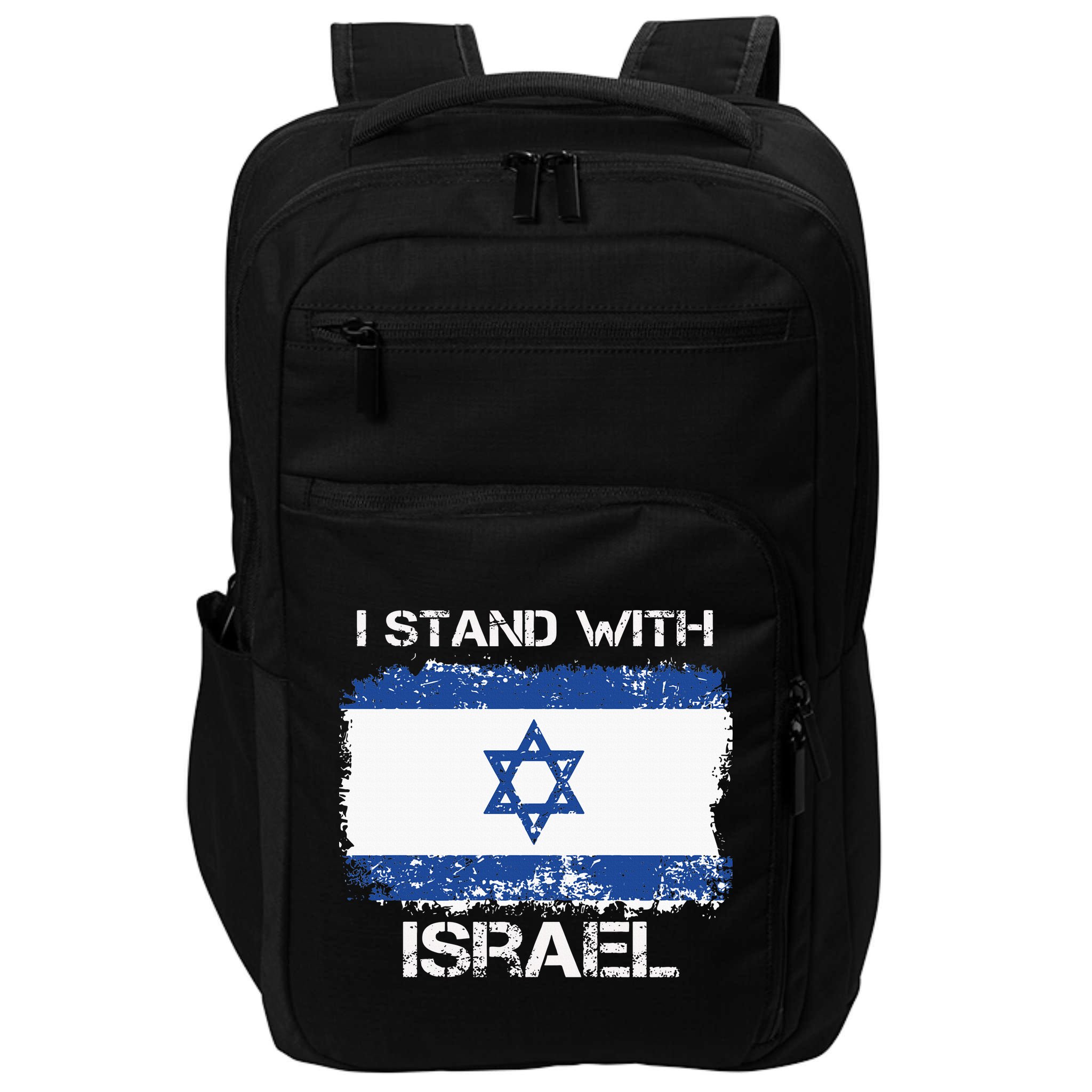 I Stand With Israel Support Israel Love Israeli Brotherhood Impact Tech Backpack